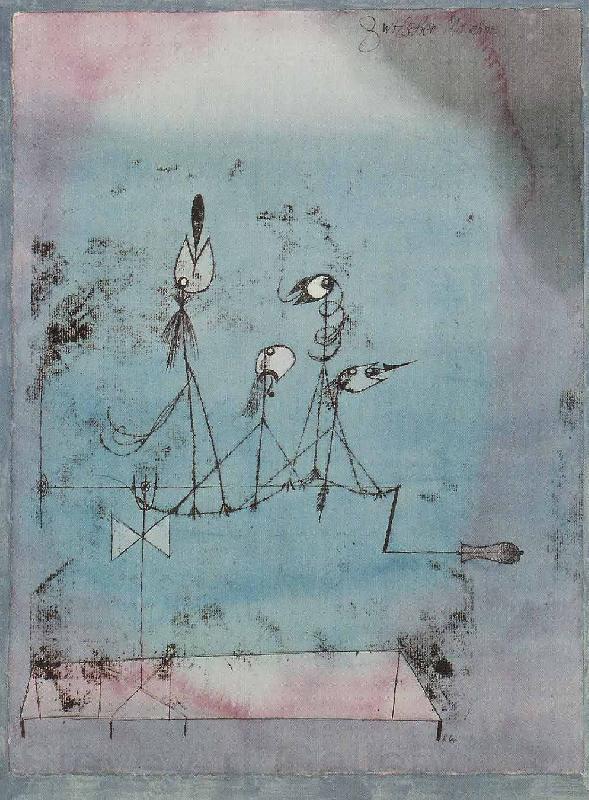 Paul Klee Twittering Machine Spain oil painting art